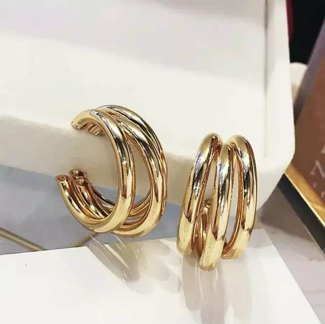 Argollas oro rosa