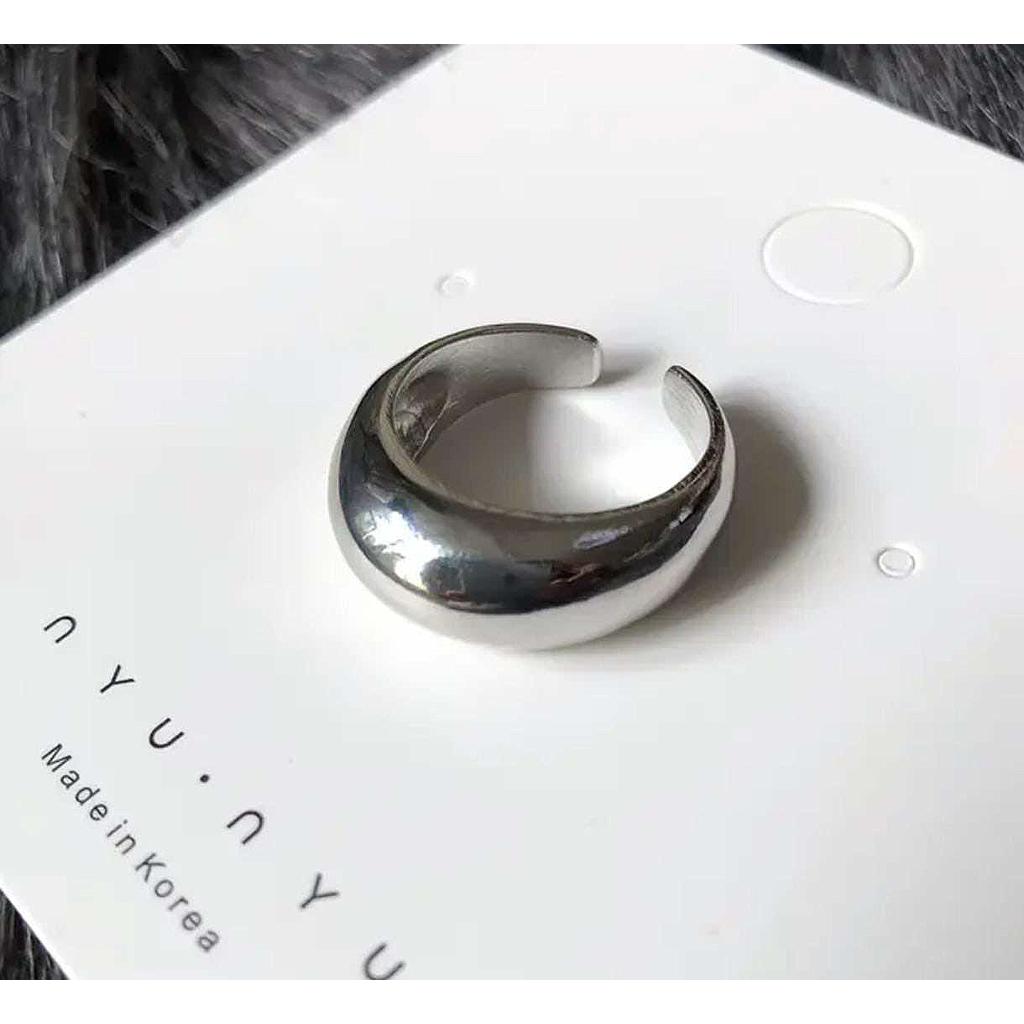 Anillo plateado