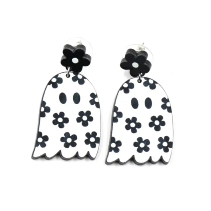 Fantasmita floreado con negro