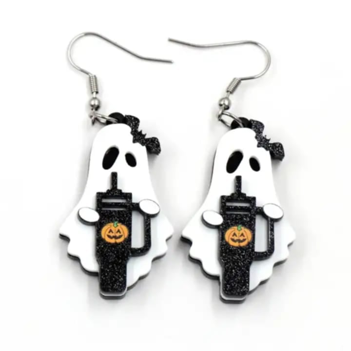 Aretes de fantasma halloween