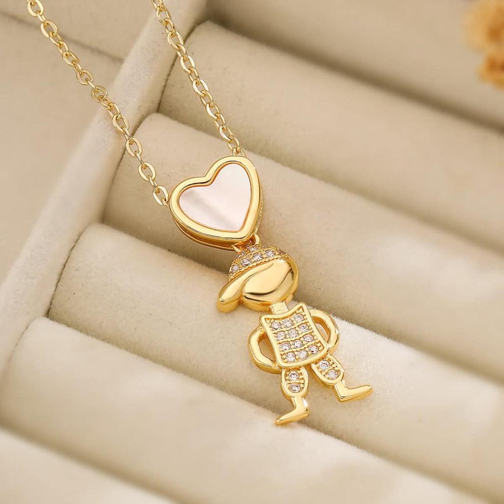 Collar de niño con corazón