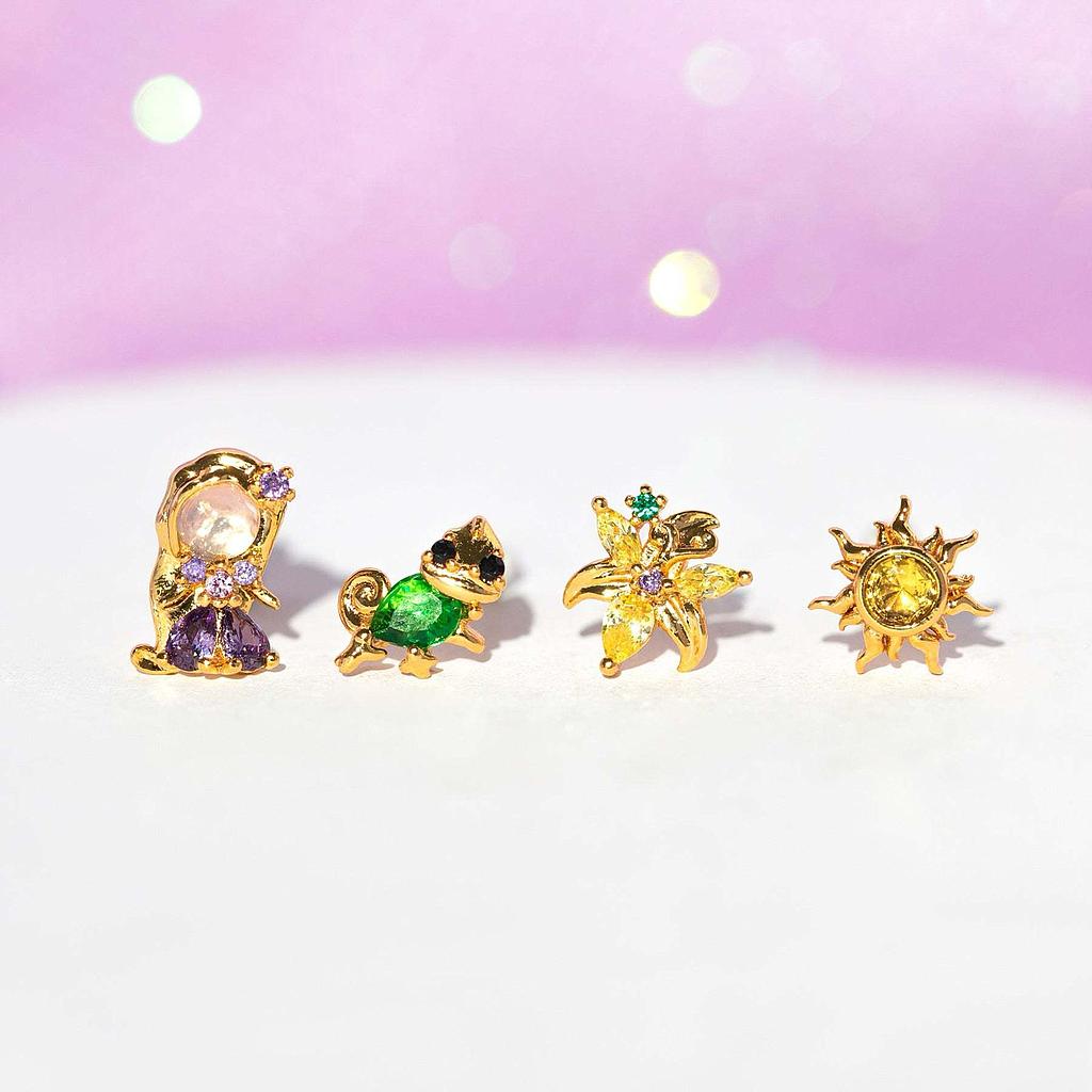 Piercing Disney Rapunzel baño de oro