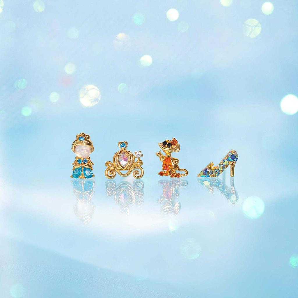 Piercing Disney Cenicienta con baño de oro