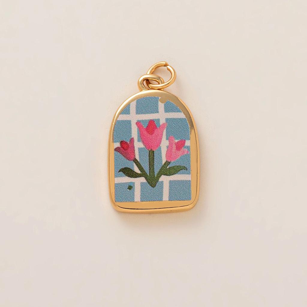 Charm de tulipanes