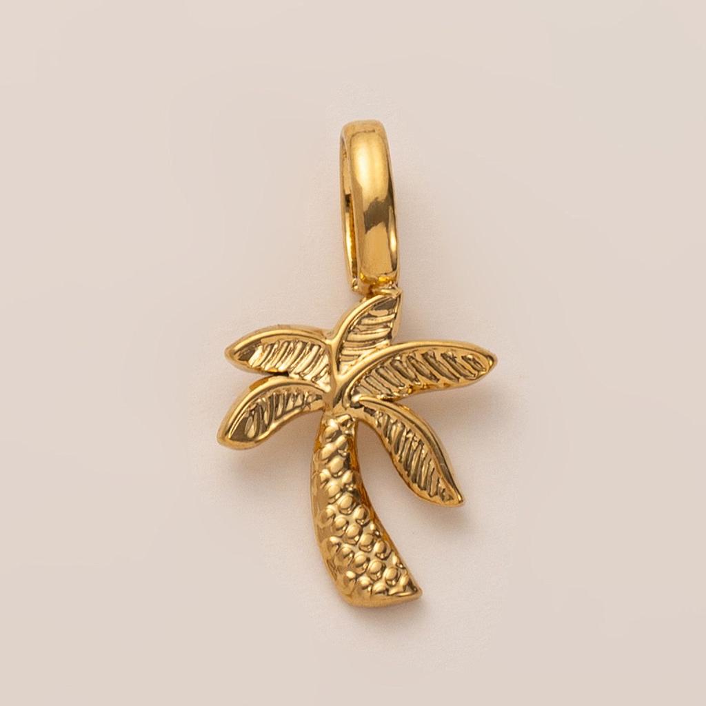 Charm palmera dorada