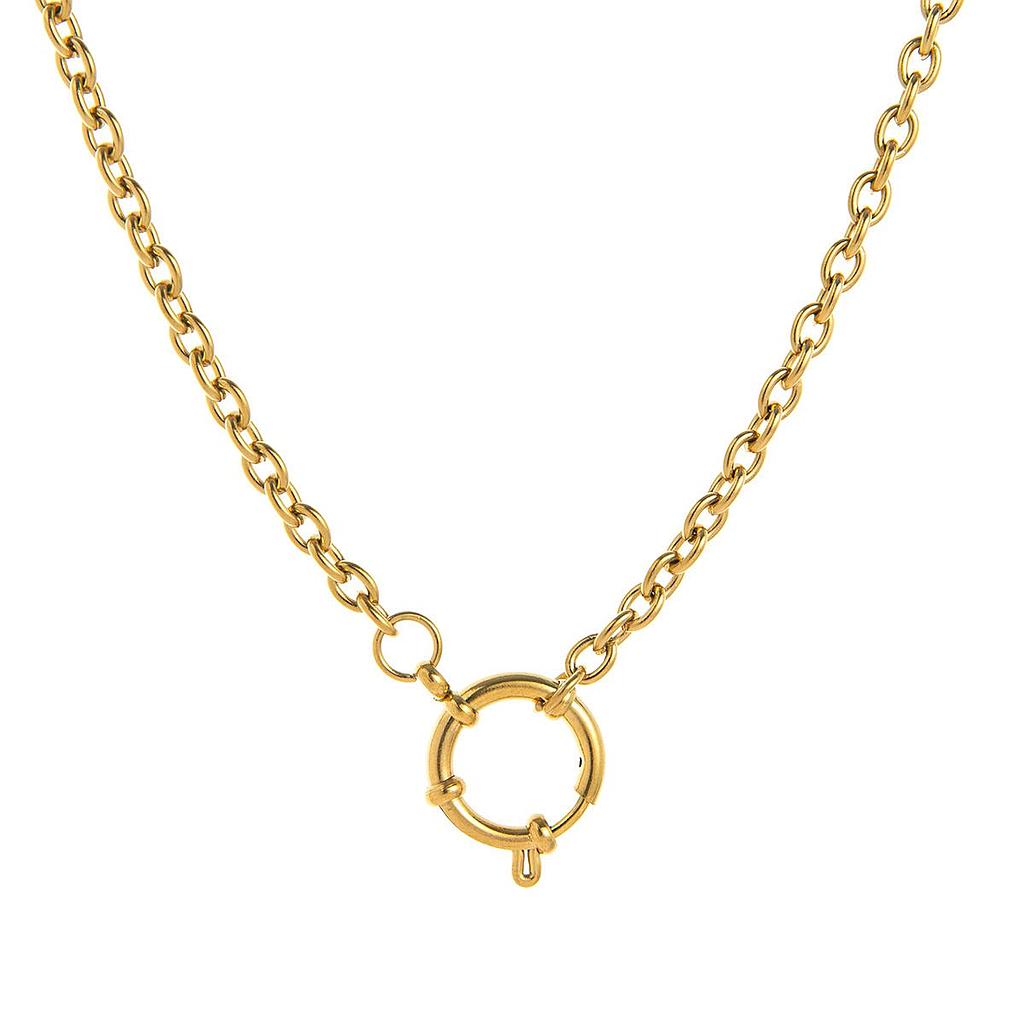 Cadena para charms circular acero inoxidable